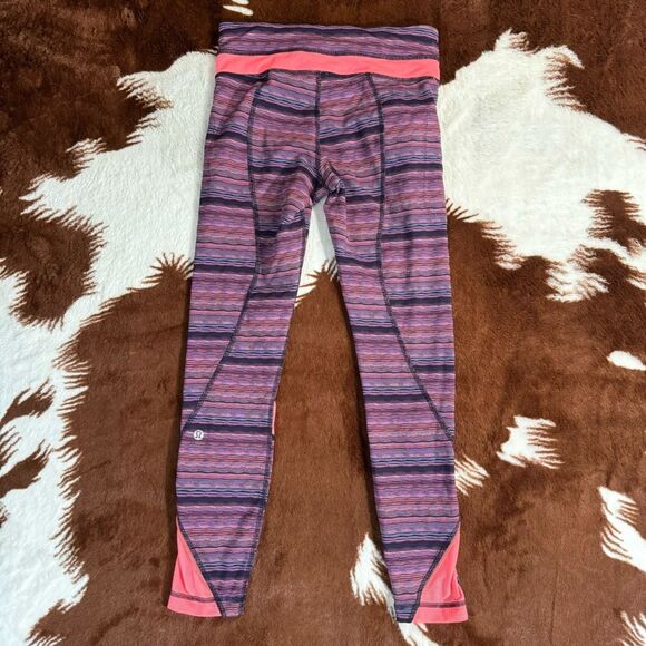 Lululemon Inspire Tight II Space Dye Twist Naval Blue 4 - Picture 6 of 11